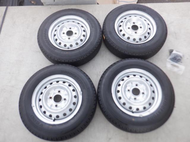 2 Nissan original (NISSAN)
NV200 Vanette genuine steel wheels
+
BRIDGESTONE (Bridgestone)
V600