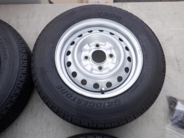2 Nissan original (NISSAN)
NV200 Vanette genuine steel wheels
+
BRIDGESTONE (Bridgestone)
V600