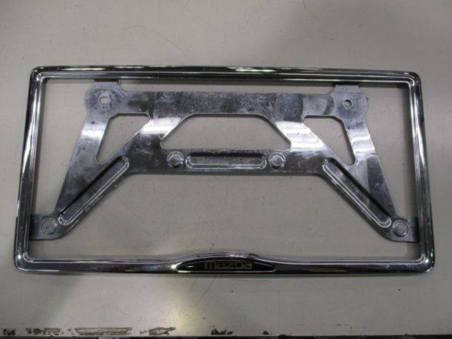 A great find: a genuine Mazda license plate frame.