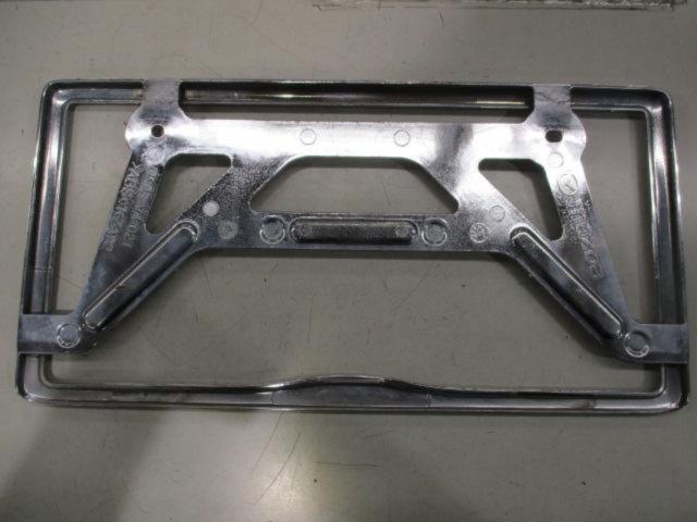 A great find: a genuine Mazda license plate frame.