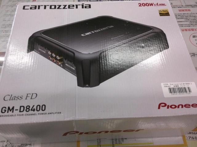carrozzeria GM-D8400
200Wx4ch