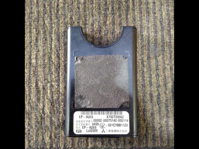 A separate setup fee of 2200 yen is required! MITSUBISHI
EP-9U69V / Separate Antenna Type ETC