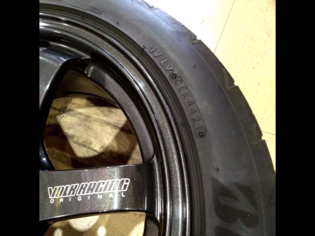 RAYS(レイズ)VOLK RACING(ボルク レーシング) TE37 SONIC+BRIDGESTONE POTENZA