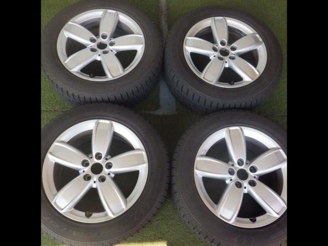 【★2F】【スタッドレスタイヤホイール4本】【輸入車純正】 MINIクロスオーバー 純正5本スポーク +【TOYO】GARID GZ