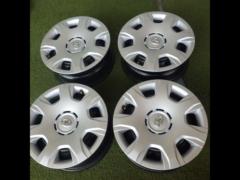 【ホイールのみ4本】【トヨタ純正】 ハイエース純正スチールホイール
