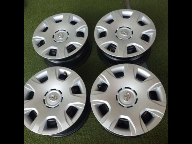 【ホイールのみ4本】【トヨタ純正】 ハイエース純正スチールホイール