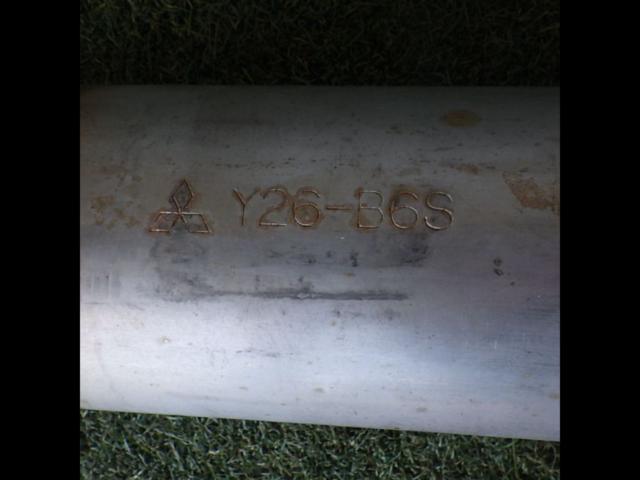 【三菱純正】中間マフラー Y26-B6S/X10-D6S ★ランサーエボリューション7 CT9A★