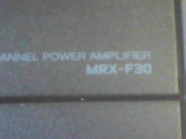 ALPINE
MRX-F30
4ch amplifier