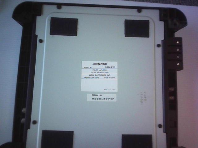 ALPINE
MRX-F30
4ch amplifier