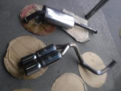 GANADOR
Vertex
Right-side exit square double muffler
Land Cruiser Prado/GUN150: For gasoline vehicles