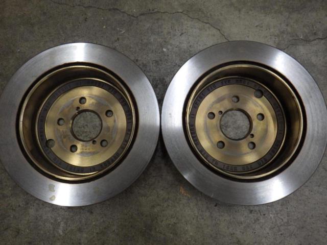 Toyota genuine rear brake rotor