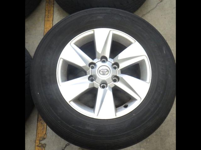 【ホイールのみ4本セット】トヨタ純正(TOYOTA) 150プラド後期 シルバーホイール