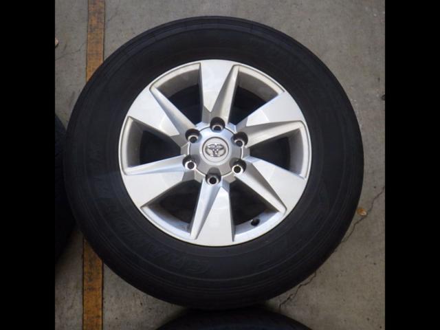 【ホイールのみ4本セット】トヨタ純正(TOYOTA) 150プラド後期 シルバーホイール