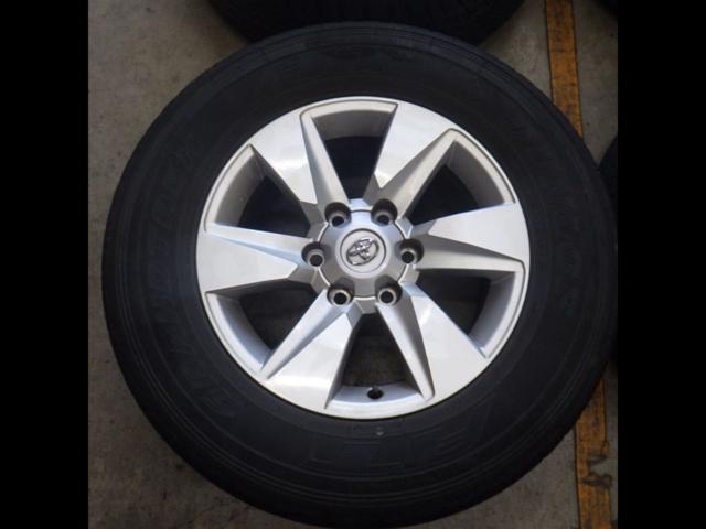 【ホイールのみ4本セット】トヨタ純正(TOYOTA) 150プラド後期 シルバーホイール