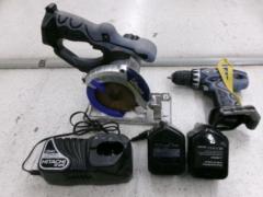 DIYの入門に! 日立工機 FDS12DVC 12mm 12Vコードレスドライバドリル + FC12D 125mm 12Vコードレス丸のこ