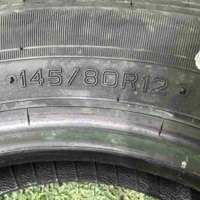 DUNLOP ENASAVE VAN01 145/80R12 80/78N LT 2025年製造 4本 | 目立った 