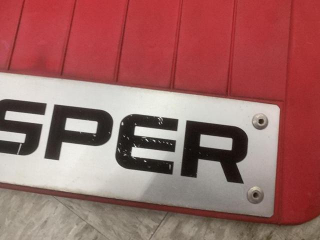 【三菱純正】デリカD5 JASPER 純正マッドガード 泥除け レッド 1台分