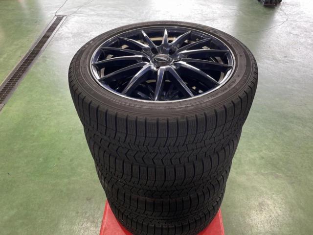 【MARUKA】MANARAY SPORT VERTEC VERTEC ONE Longbeak+【DUNLOP】WINTERMAXX 03 225/45R18 オススメ車種☆レヴォーグ☆