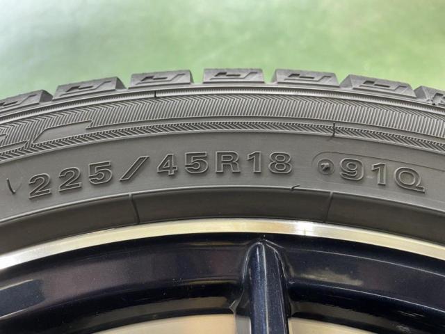 【MARUKA】MANARAY SPORT VERTEC VERTEC ONE Longbeak+【DUNLOP】WINTERMAXX 03 225/45R18 オススメ車種☆レヴォーグ☆