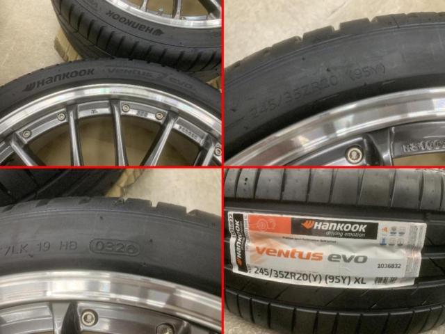【BBS】RS-N RS1004 + 【HANKOOK】Ventus evo K137 245/35ZR20 オススメ車種☆LEXUS ES☆