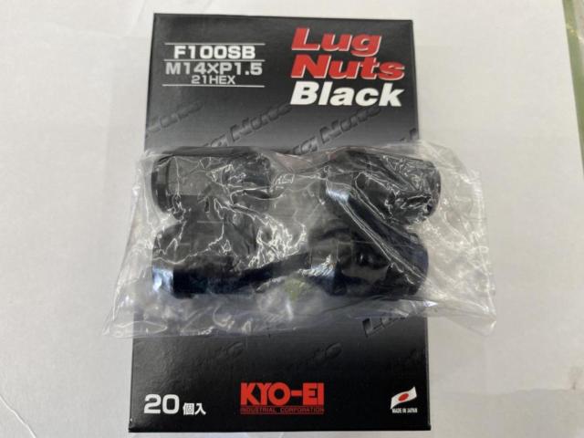 店頭販売のみ 協永産業 KYO-EI ラグナット M14 P1.5 21HEX テーパー ブラック 24個セット