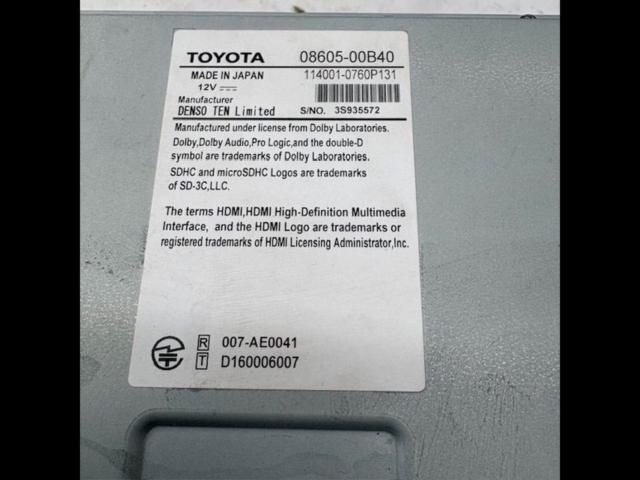 Toyota genuine NSZT-Y68T