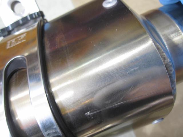 YOSHIMURA Tri-Oval Titanium Cyclone 2-End (Modified) for GSX1300R
HAYABUSA
Used with GX72A