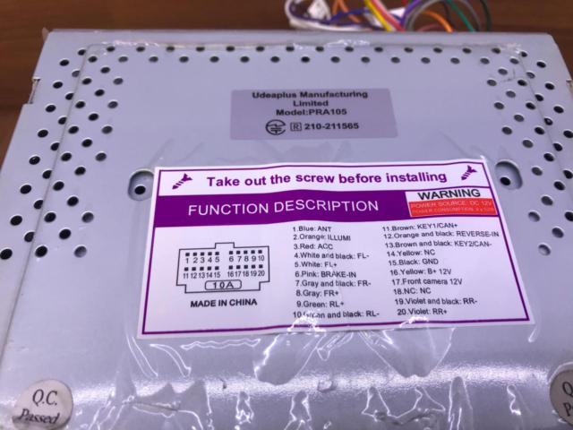 PORMIDO
PRA105
10.1-inch display audio