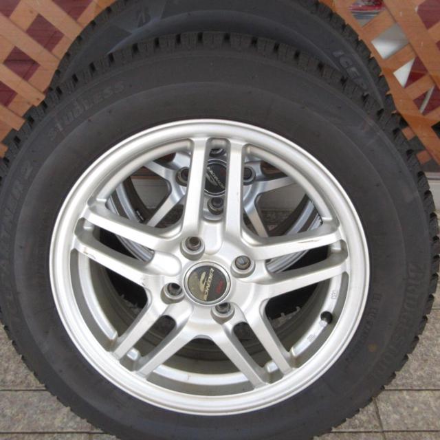 A-TECH
SCHNEIDER + BRIDGESTONE
ICEPARTNER 2
*This product is a set of four studless tires and wheels.*