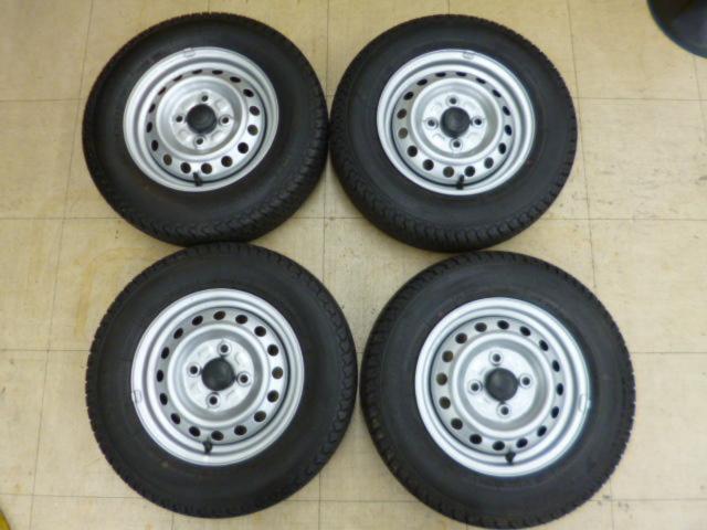 【ダイハツ純正】 ハイゼットトラック純正スチール+【YOKOHAMA】 SUPER VAN 355