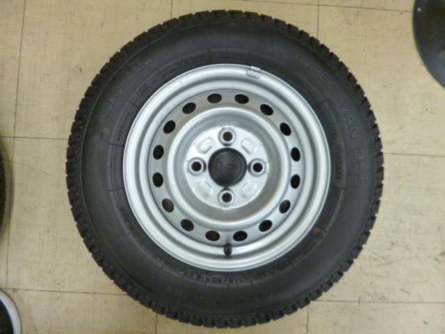 【ダイハツ純正】 ハイゼットトラック純正スチール+【YOKOHAMA】 SUPER VAN 355
