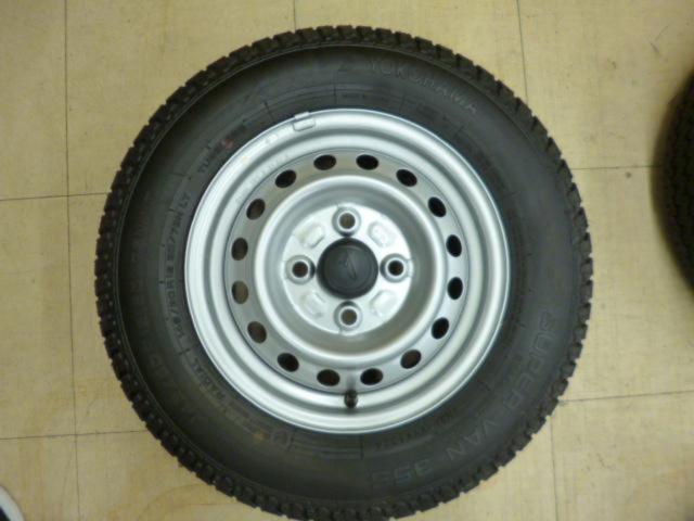 【ダイハツ純正】 ハイゼットトラック純正スチール+【YOKOHAMA】 SUPER VAN 355