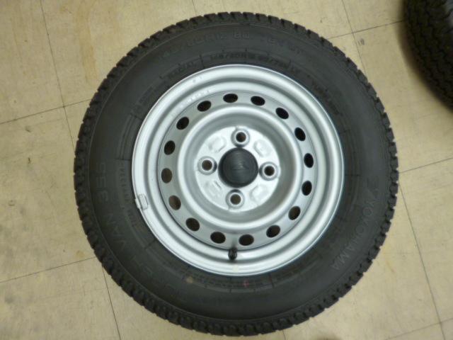 【ダイハツ純正】 ハイゼットトラック純正スチール+【YOKOHAMA】 SUPER VAN 355