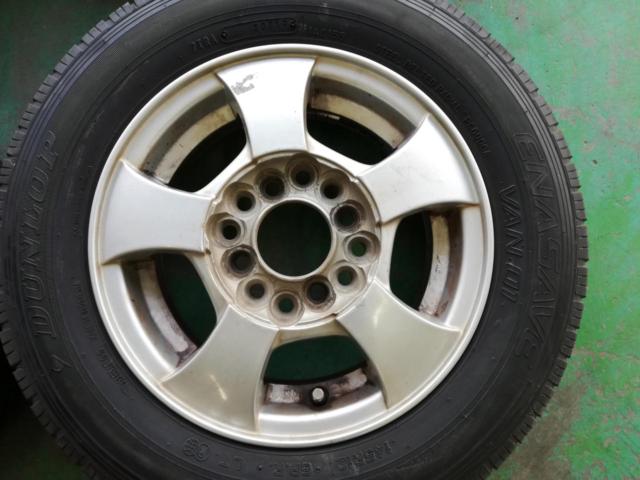メーカー不明 5本スポーク+DUNLOP VAN01 145R12 6PR