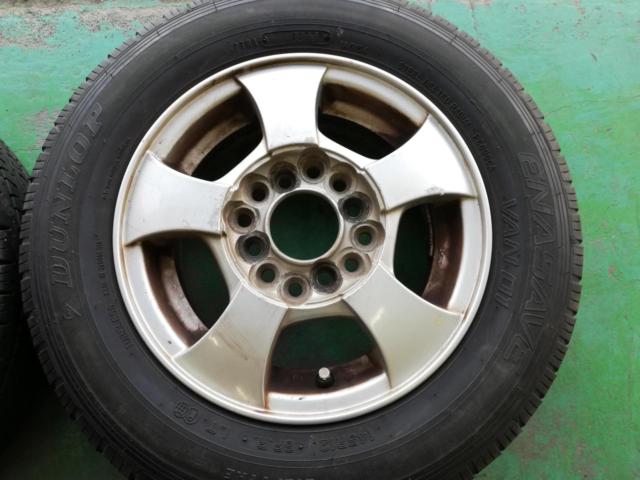 メーカー不明 5本スポーク+DUNLOP VAN01 145R12 6PR