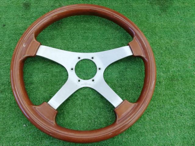 Personal ウッド4本スポークステアリング 35Φ