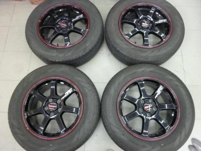 MARUKA
SERVICE (Marca Service)
RMP
RACING
R07
7-spoke wheels
+
YOKOHAMA (Yokohama)
ADVAN
V03