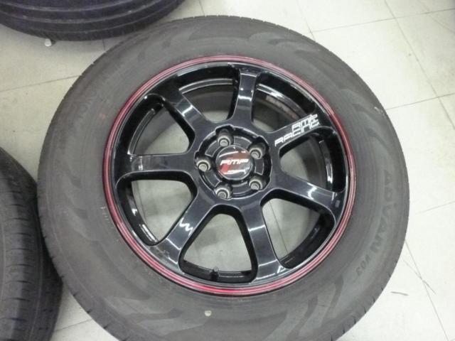 MARUKA
SERVICE (Marca Service)
RMP
RACING
R07
7-spoke wheels
+
YOKOHAMA (Yokohama)
ADVAN
V03