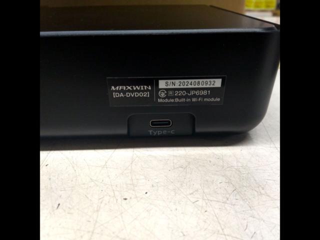 MAXWIN Car AI BOX DVD/CDドライブ 一体化 純正ディスプレイオーディオ対応 Android13 ワイヤレスアダプター CarPlay/Android Auto DA-DVD02