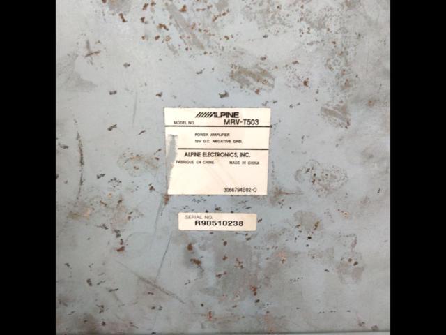 2chパワーアンプ!! 【ALPINE】 MRV-T503