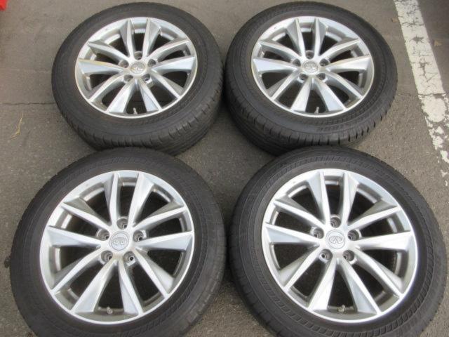 日産 V37スカイライン純正ホイール + BRIDGESTONE POTENZA S001 RFT 