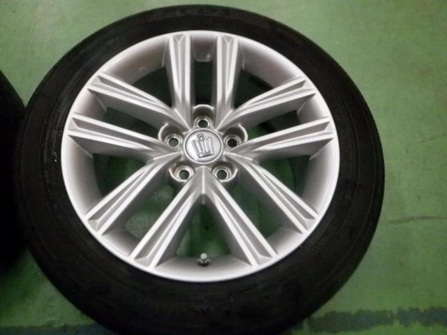 5トヨタ純正(TOYOTA)  クラウンアスリート210系前期純正ホイール  + YOKOHAMA(ヨコハマ) ECOS ES31