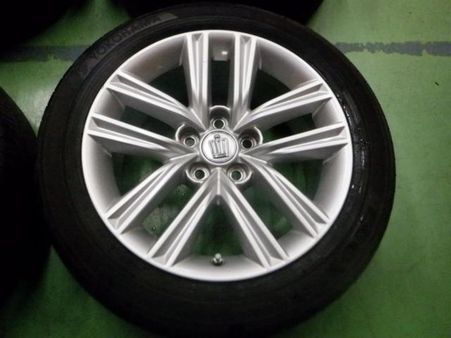 5トヨタ純正(TOYOTA)  クラウンアスリート210系前期純正ホイール  + YOKOHAMA(ヨコハマ) ECOS ES31