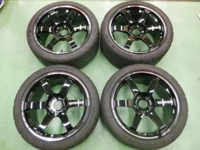 5RAYS VOLKRACING TE37SAGA S-plus TIMEATTACK EDITION+SHIBATIRE RYDANZ REVIMAX R31 TREADWEAR280(TW280)