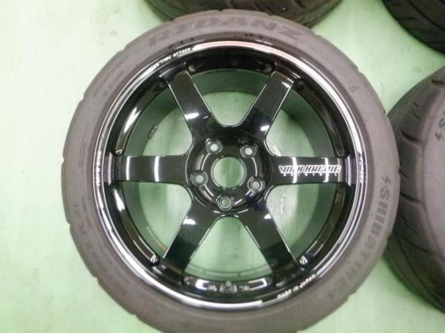 5RAYS VOLKRACING TE37SAGA S-plus TIMEATTACK EDITION+SHIBATIRE RYDANZ REVIMAX R31 TREADWEAR280(TW280)