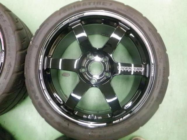 5RAYS VOLKRACING TE37SAGA S-plus TIMEATTACK EDITION+SHIBATIRE RYDANZ REVIMAX R31 TREADWEAR280(TW280)