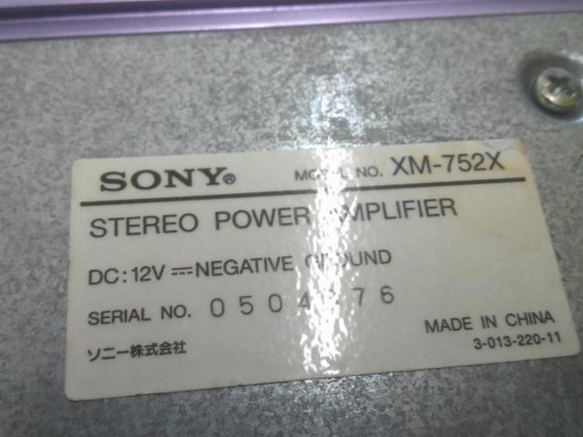 SONY
XM-752X