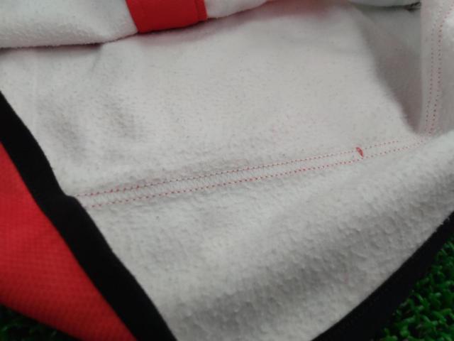 サイズ:M KAPPA SAECO CANNONDALE 裏起毛サイクルジャージ レッド