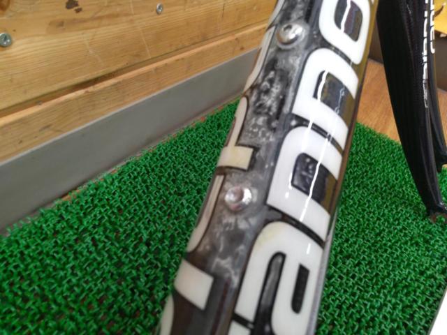 Cannondale SIX13 Saecoチームモデル 2005年頃モデル アルミ/カーボンロードバイクフレーム レッド サイズ:52