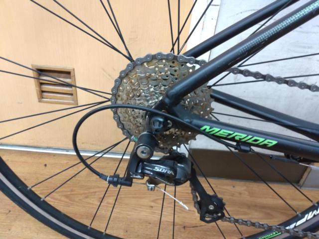 MERIDA RIDE 200 2017年モデル 700×25C 2×9S アルミロードバイク ブラック